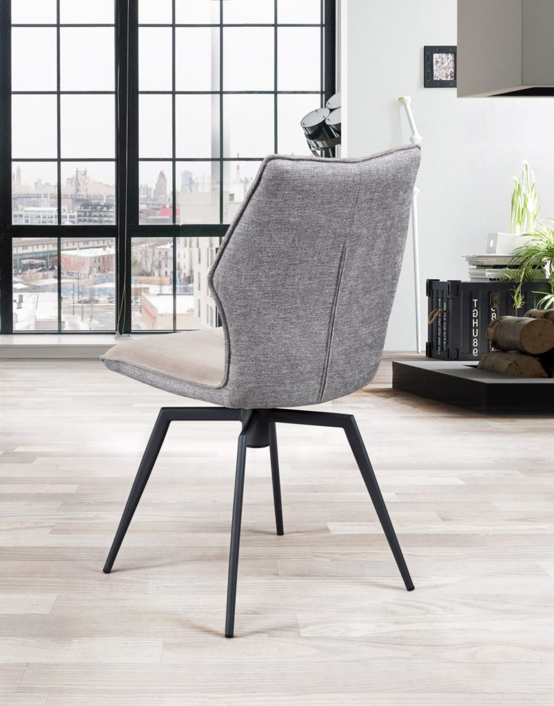 Chaise Paloma derrière tissu beige - Girardeau