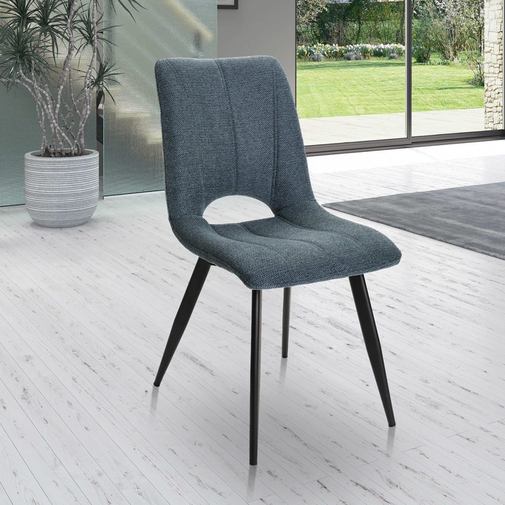 Ambiance chaise Coralie bleu devant