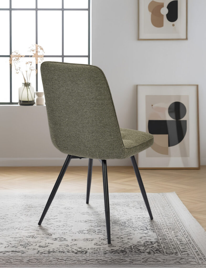 Chaise Clara vert arrière - Girardeau