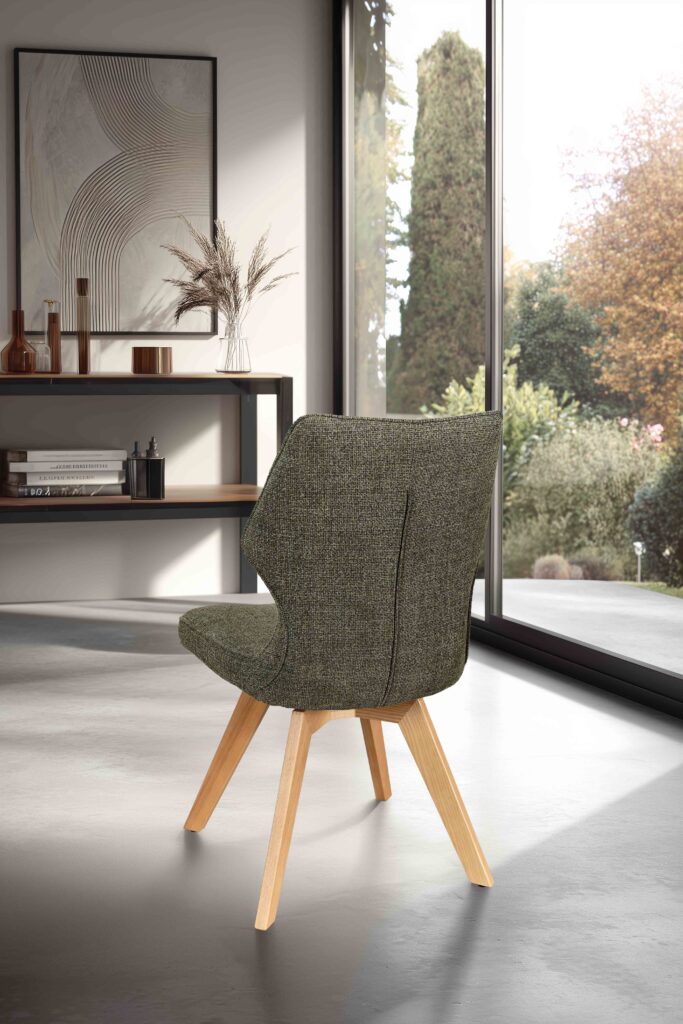 ambiance Chaise Juliette pied bois vert - Girardeau