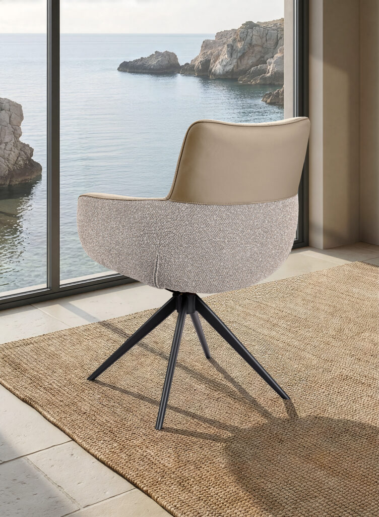 ambiance fauteuil eva beige arrière