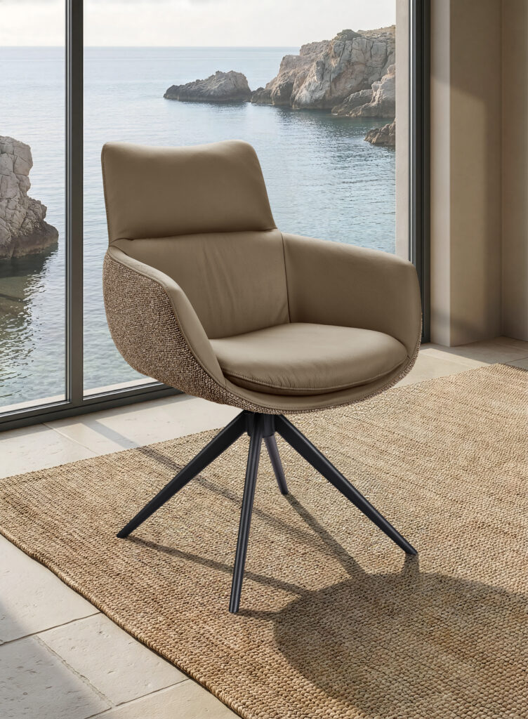 ambiance fauteuil eva taupe avant