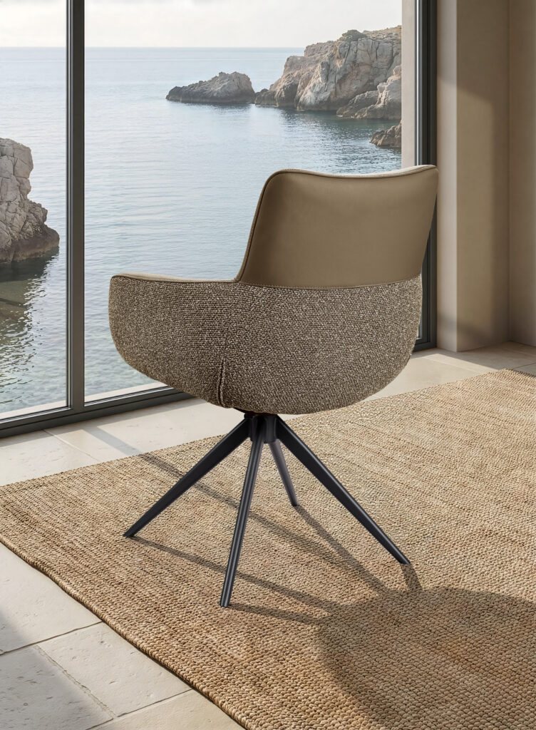 ambiance fauteuil eva taupe arrière