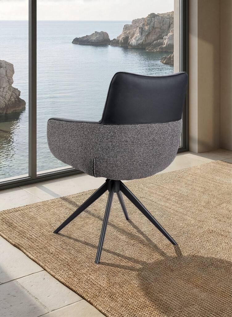 ambiance fauteuil eva noir arrière