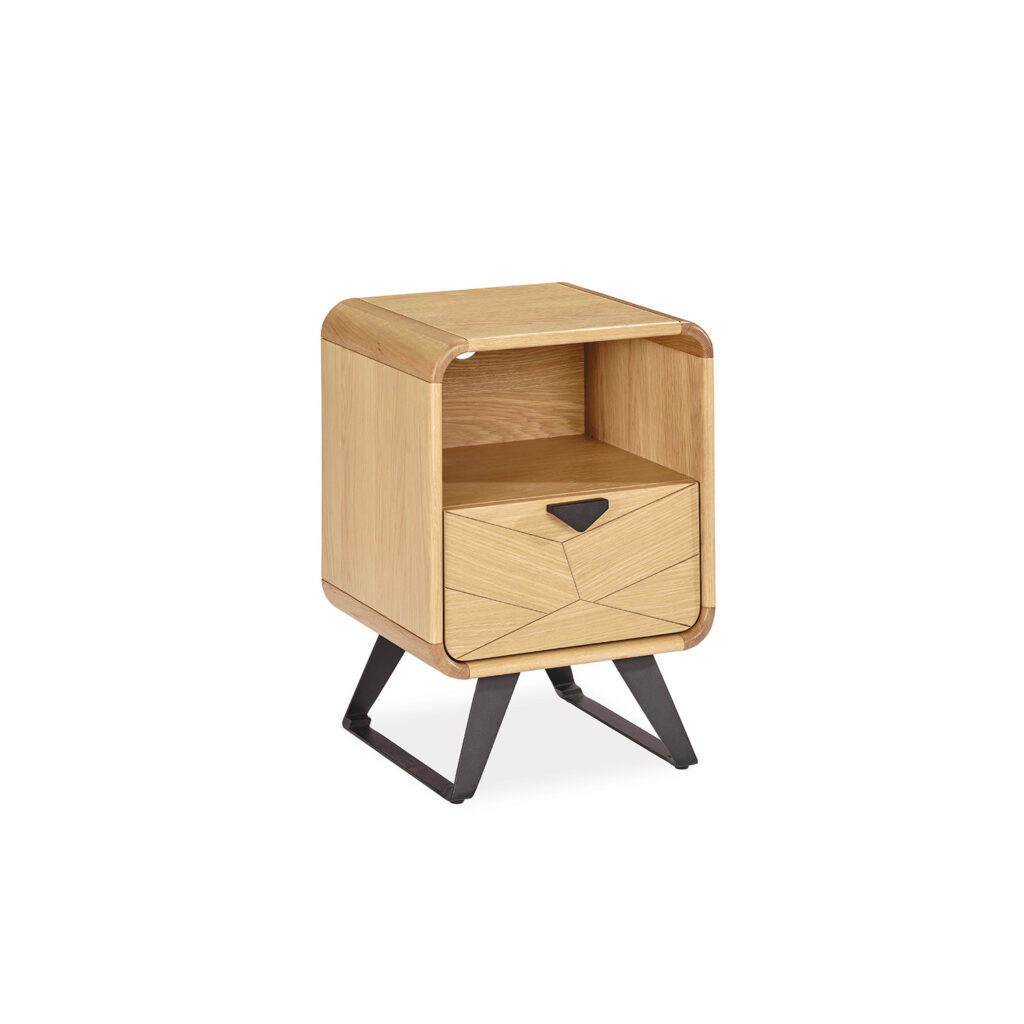 Chevet Tokyo 1 tiroir, 1 niche - Meuble Moderne - Girardeau