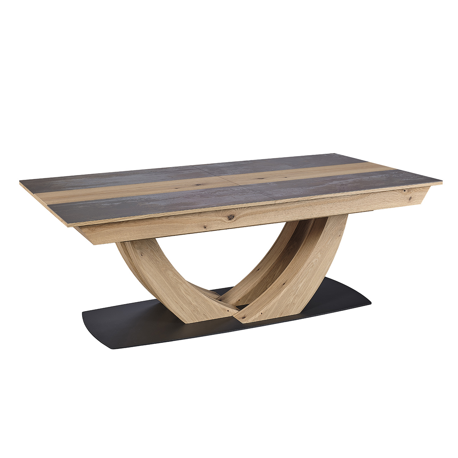 Table 220 brun panaché Minérale - Girardeau