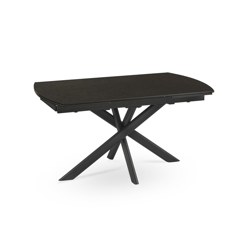 Table de Salle à Manger Contemporaine calypso 150cm blanc iron satiné - Girardeau