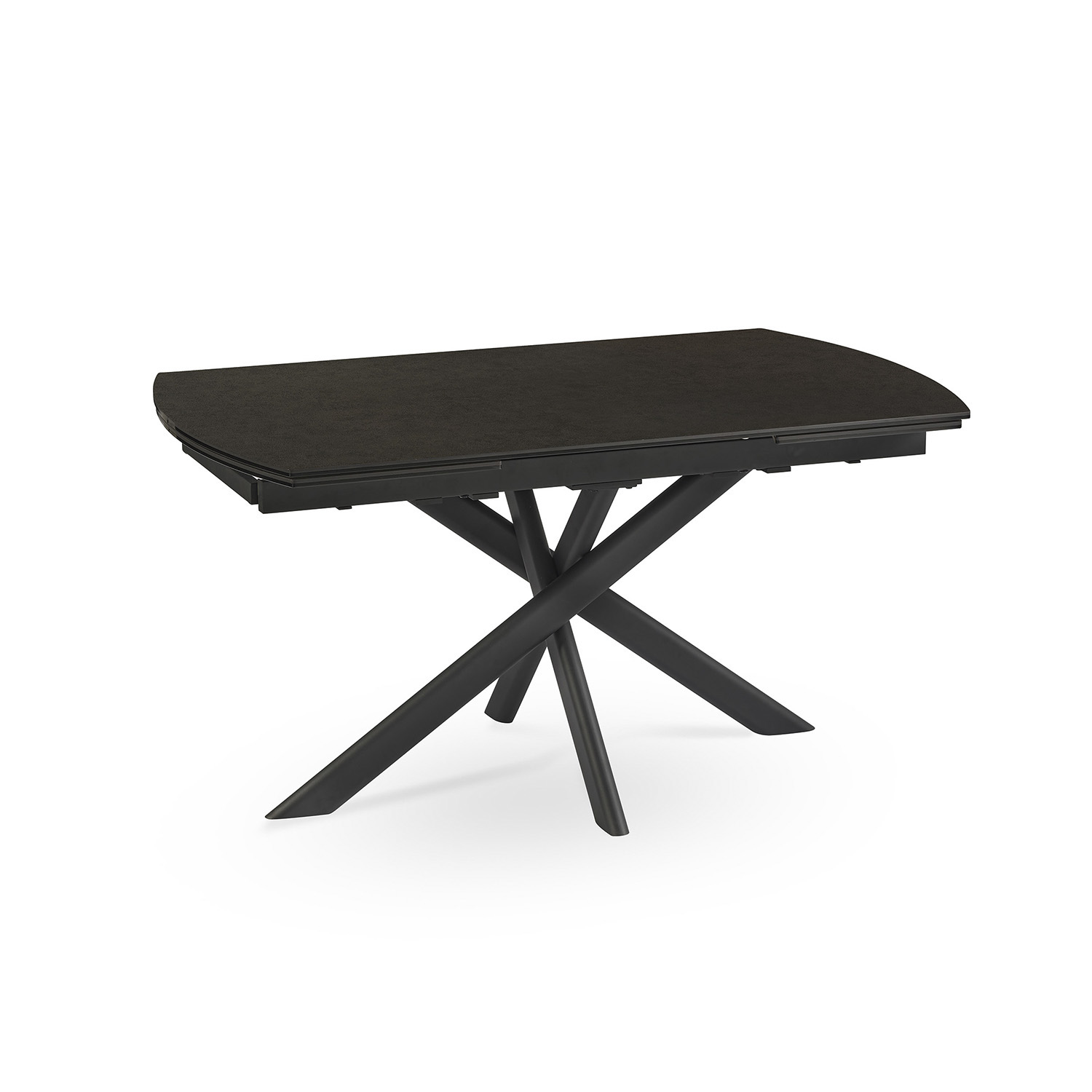 Table de Salle à Manger Contemporaine calypso 150cm blanc iron satiné - Girardeau