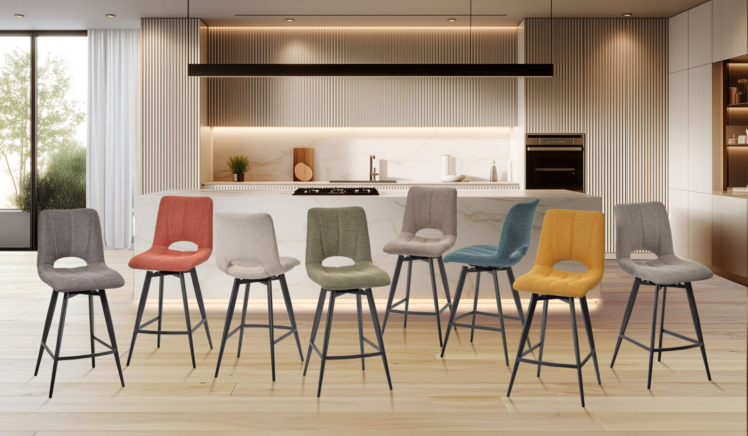 Ambiance chaises hautes Coralie - Girardeau