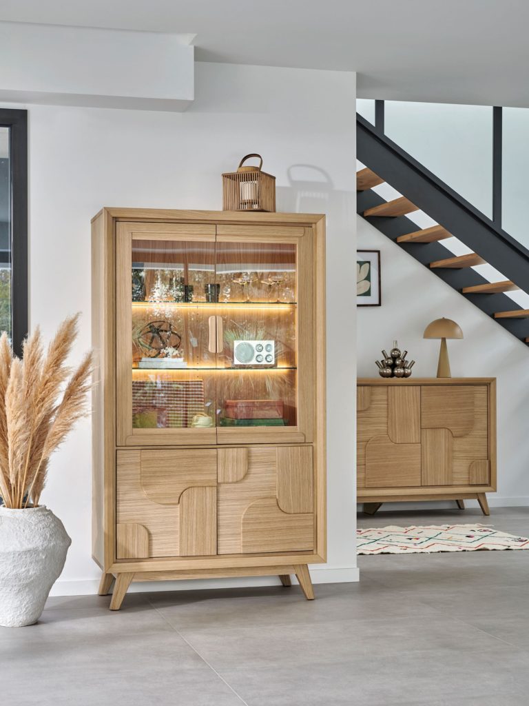 Vitrine 4 portes collection Rivage - Girardeau