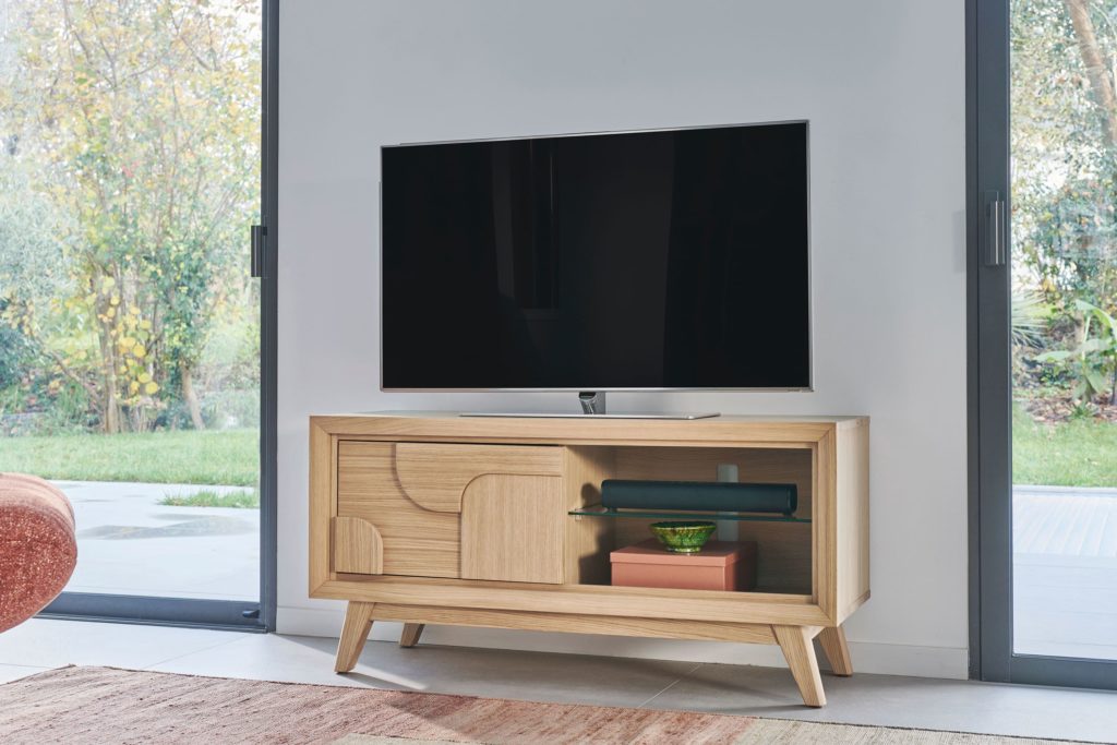 Meuble TV Hifi 1 portes collection Rivage - Girardeau